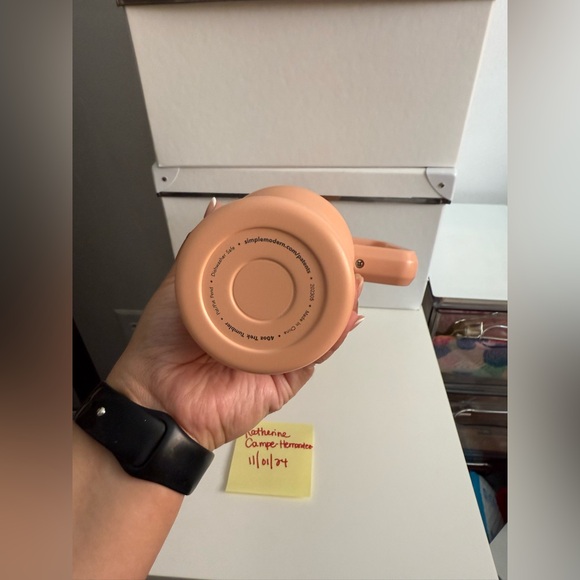 EUC Simple Modern Trek 40 oz in Peach + matching boot - Picture 6 of 9